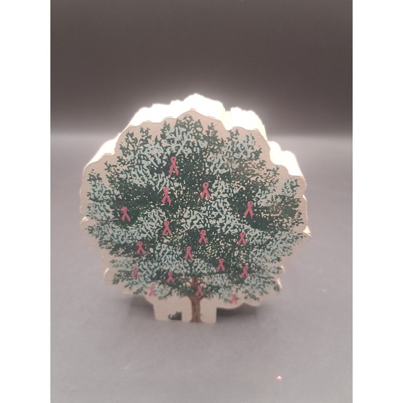 The Cat's Meow Village-1997 Special Event Accessory Breast Cancer Awareness Tree - Picture 1 of 16